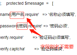 thinkphp6使用验证器  信息如何输出到前端页面
