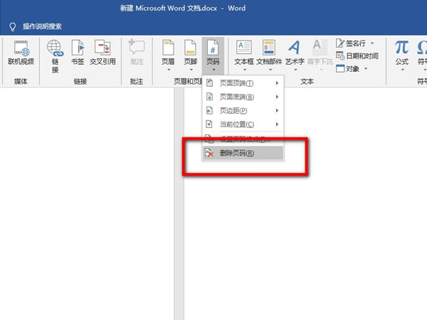 word怎么一次性删除所有页码
