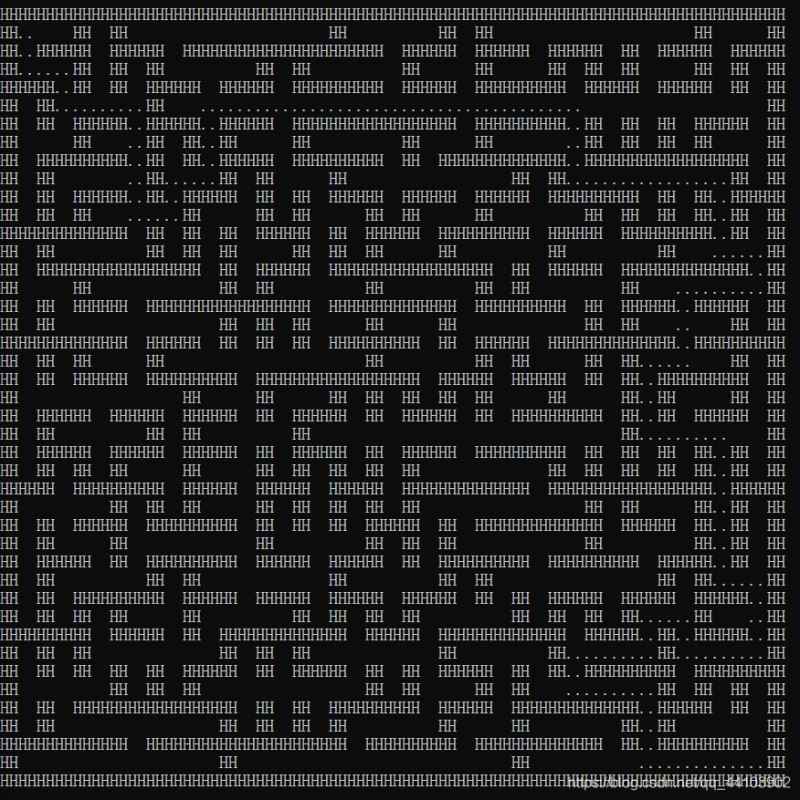 Python实现随机生成迷宫并自动寻路