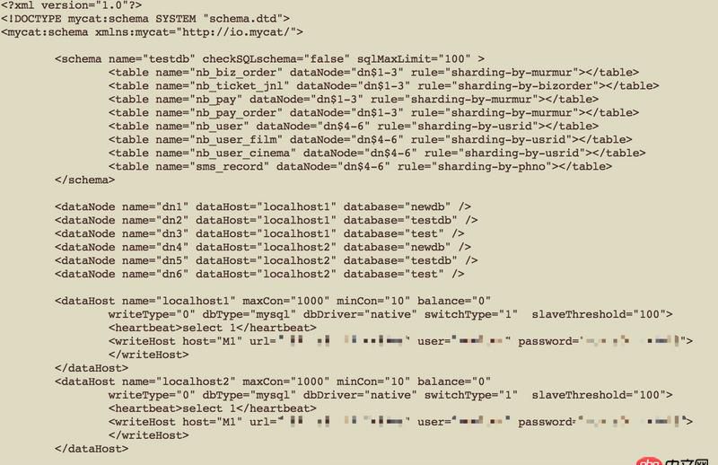 mycat配置分表，底层mysql，查询出现数组溢出异常，求解原因？
