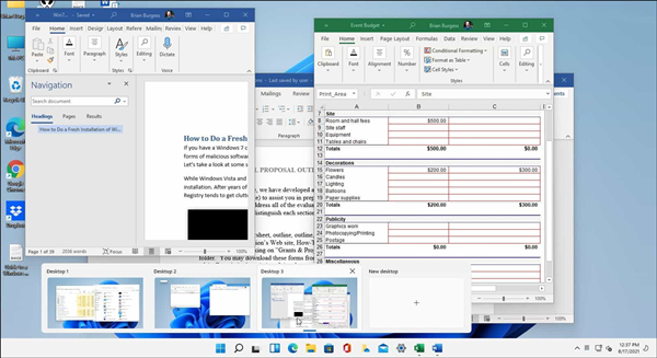 在Windows 11上怎么使用虚拟桌面?Win11支持虚拟桌面吗?