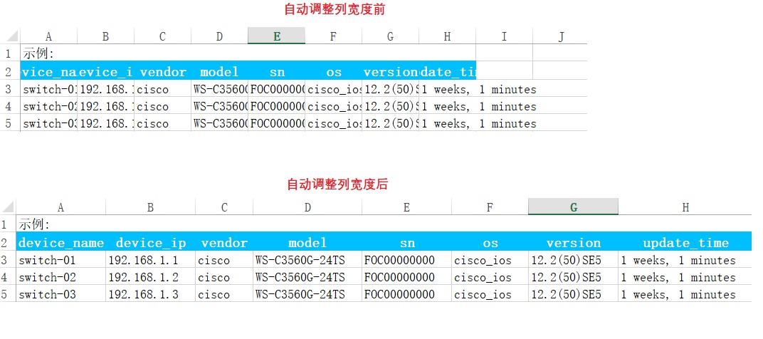 Python对excel的基本操作方法