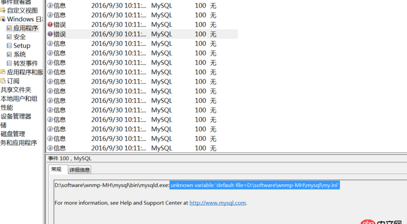 c# - 用代码启动mysql服务出错， unknown variable ’’default-file=D:..’