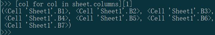 python 利用openpyxl读取Excel表格中指定的行或列教程