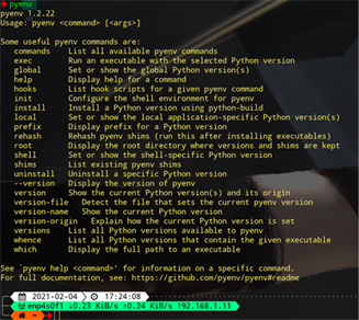 Python使用pyenv实现多环境管理
