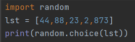 python之随机数函数的实现示例