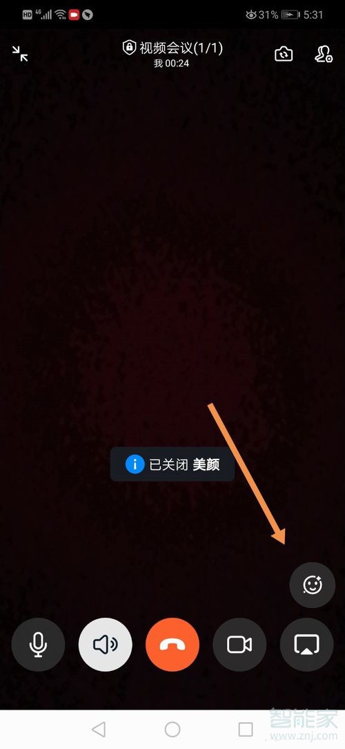 手机钉钉视频会议怎么开美颜