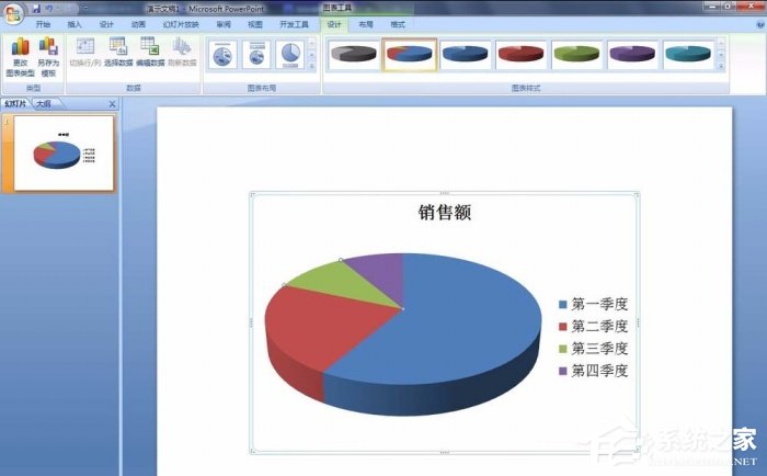 PPT如何修改饼图区域颜色?PPT修改饼图区域颜色的方法