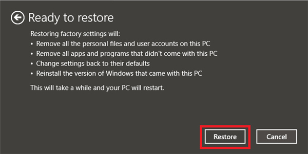 华硕Win10怎么强制恢复出厂设置?