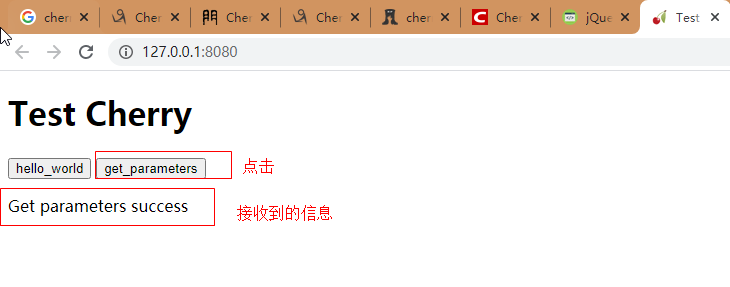Python Web项目Cherrypy使用方法镜像