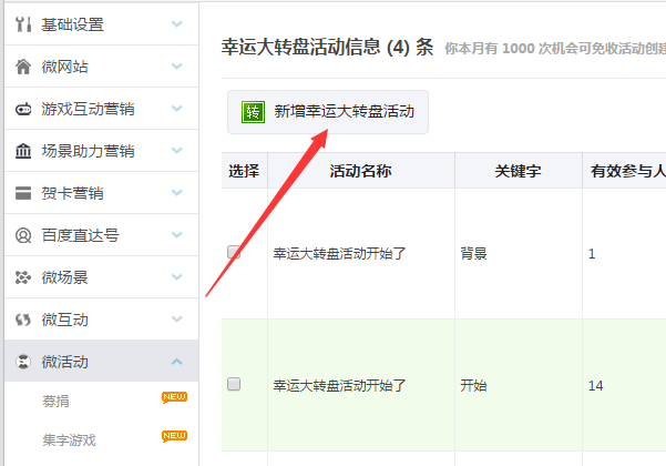 微信里的大转盘抽奖活动怎么制作出来的?图文教程