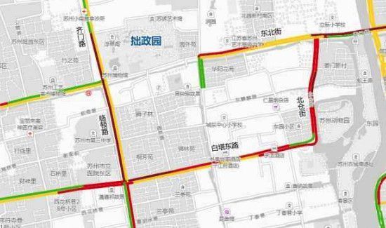 高德地图颜色分别代表什么