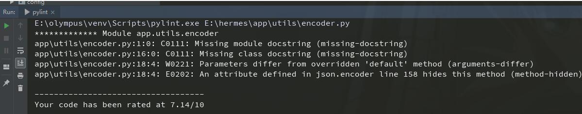使用pycharm和pylint检查python代码规范操作