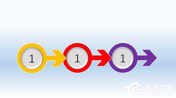 怎么在PPT文档中制作出箭头图案?