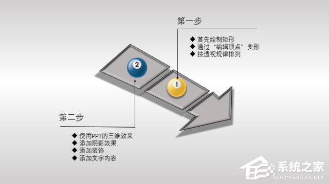 怎么在PPT文档中制作出箭头图案?