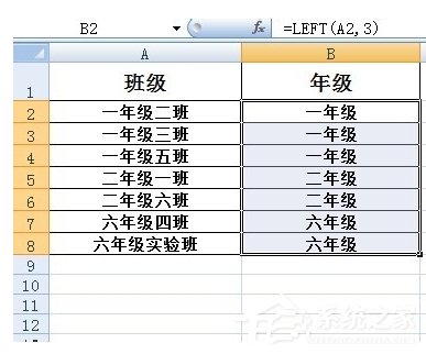 Excel中如何使用Left函数?