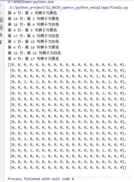 基于python定位棋子位置及识别棋子颜色