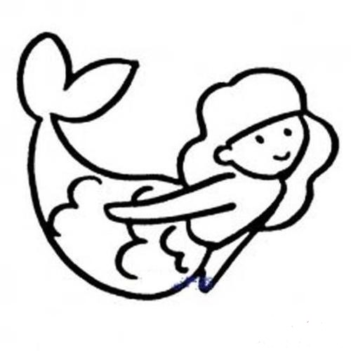 QQ画图红包怎么画美人鱼 QQ画图红包美人鱼画法一览