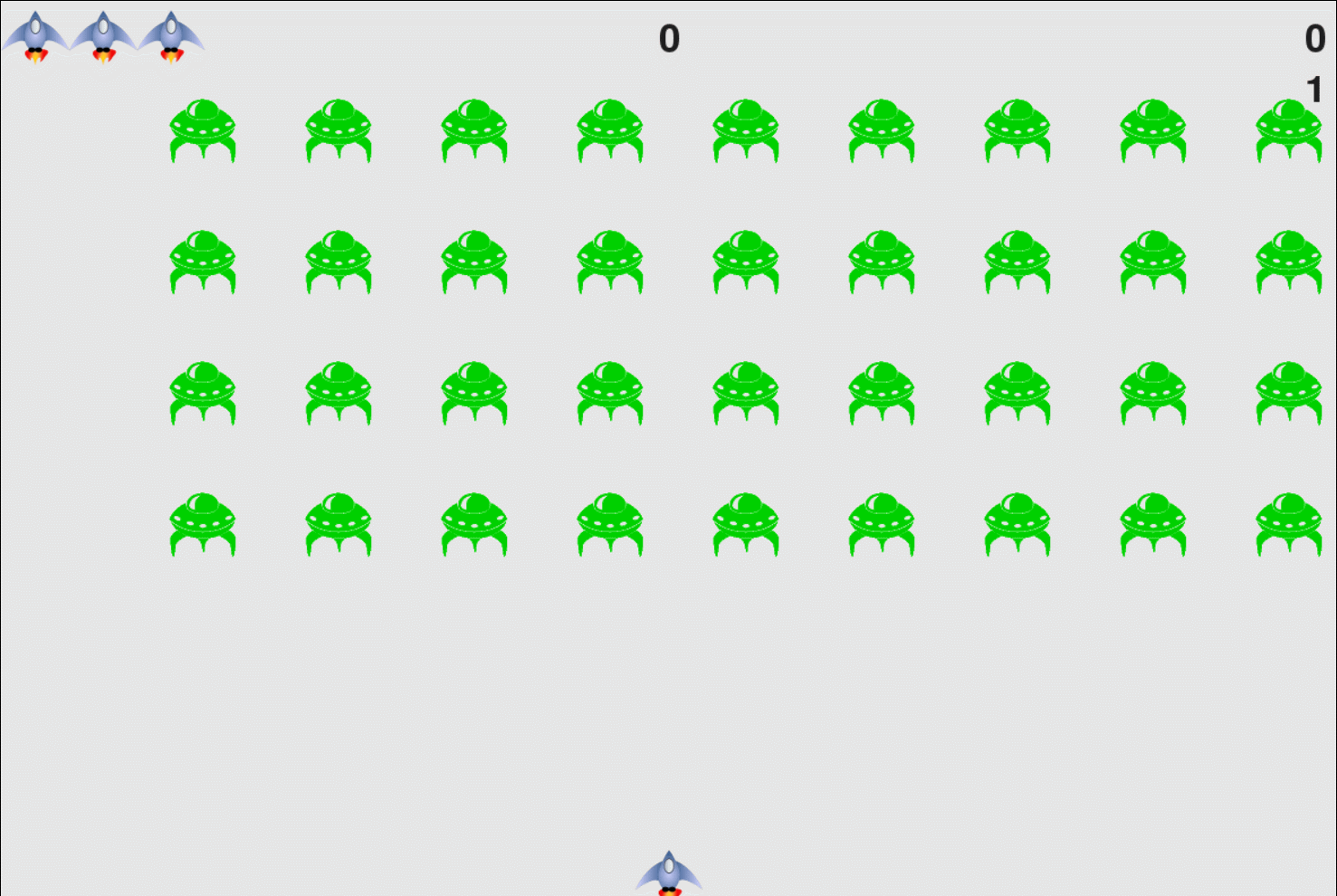 python实现飞船大战