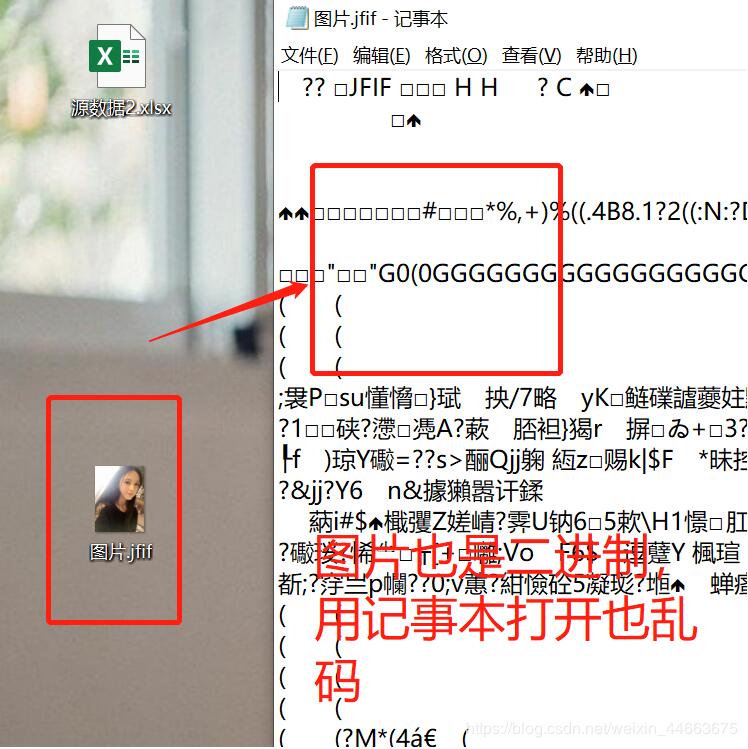 python 读取二进制 显示图片案例