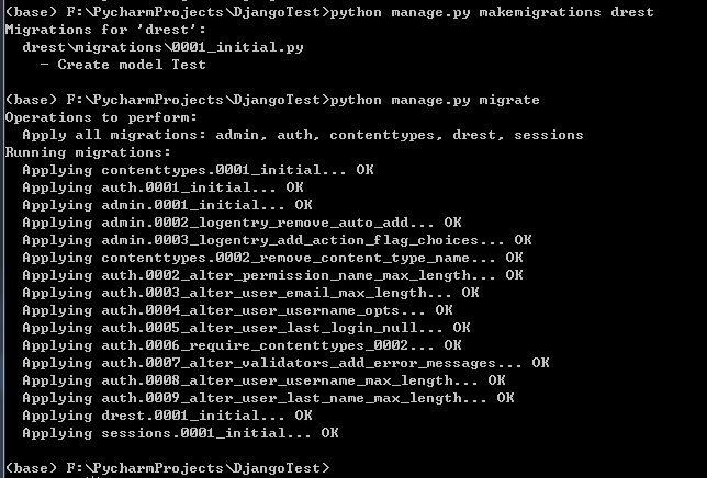Python3+PyCharm+Django+Django REST framework配置与简单开发教程