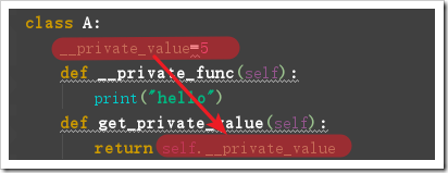 Python面向对象程序设计之私有变量,私有方法原理与用法分析