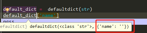 Python dict和defaultdict使用实例解析