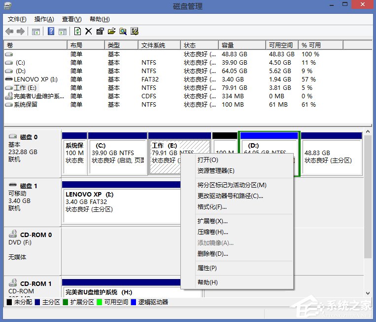 Win8系统怎么进行磁盘管理?