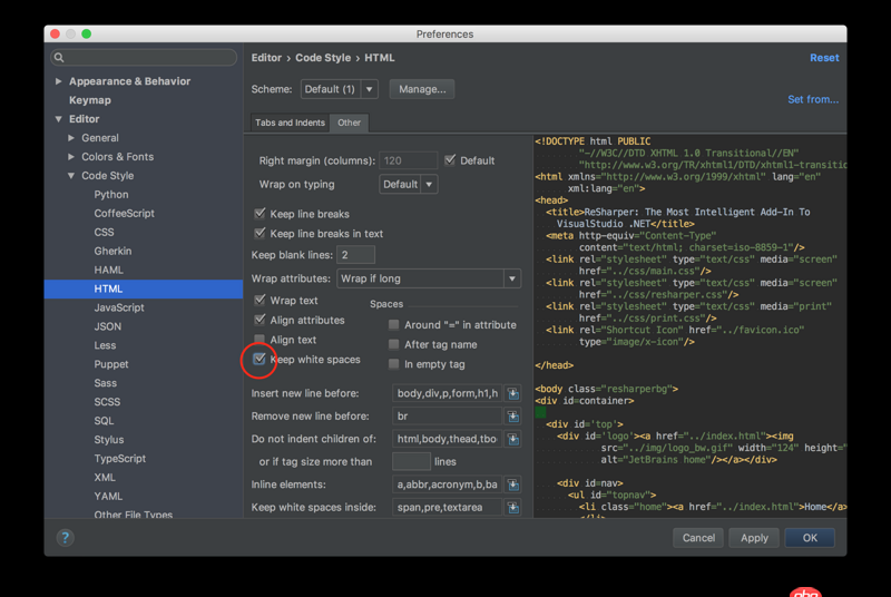python - pycharm 自动删除行尾空格