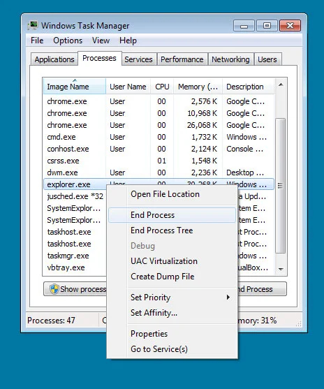 Win10系统怎么重新启动Explorer.exe(Windows资源管理器)?