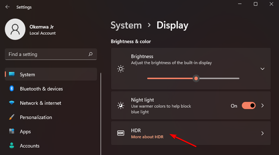 自动HDR在Windows 11中不起作用?修复方法介绍