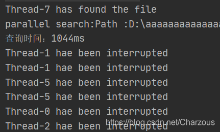 Java并发(Runnable+Thread)实现硬盘文件搜索功能