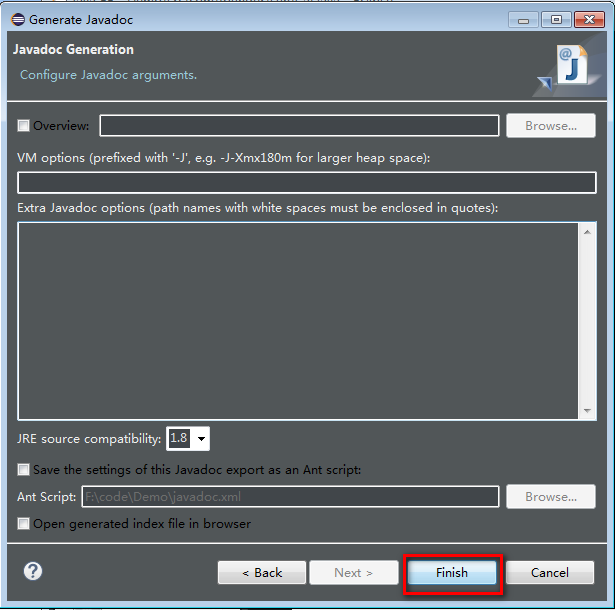 Java eclipse doc文档生成流程解析