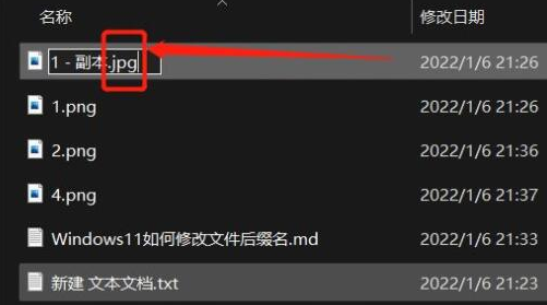 Windows11编辑文件后缀方法介绍