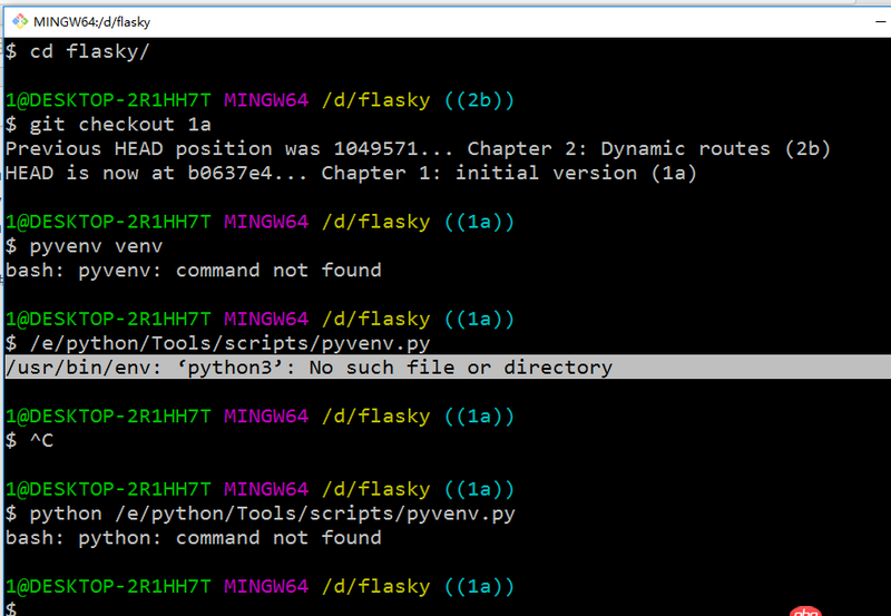 python3.x - windows中用git bash命令行运行python脚本找不到路径的问题