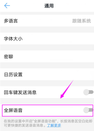 钉钉怎么设置全屏语音?设置全屏语音的方法说明