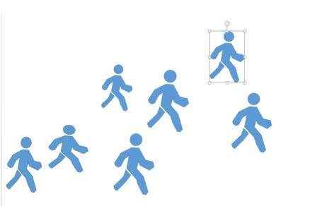 PPT绘制人形图形图案的操作方法