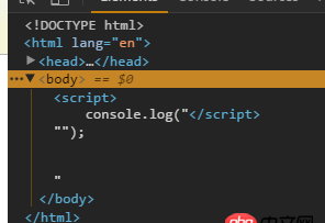 javascript - 在<script>标签中输出</script>的疑问