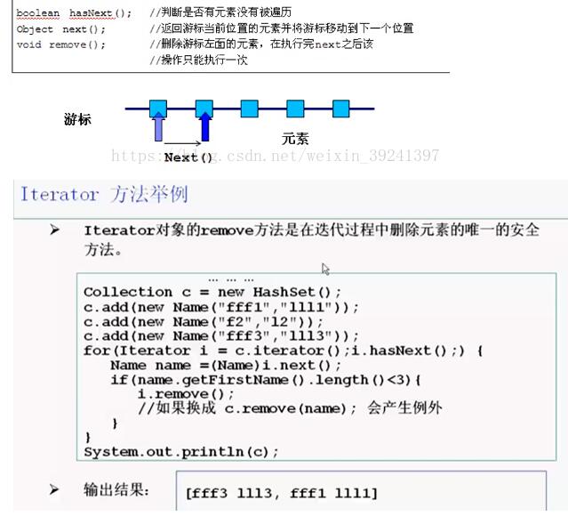 Java 集合中关于Iterator和ListIterator的用法说明