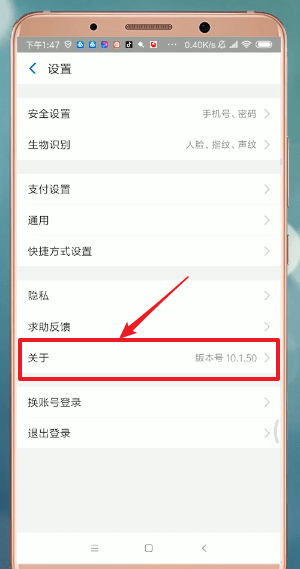 支付宝APP找到更新入口具体操作步骤
