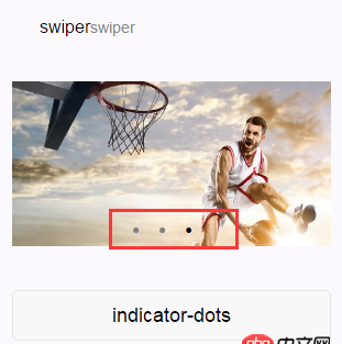 html5 - 小程序的swiper那个点可以给他居右？