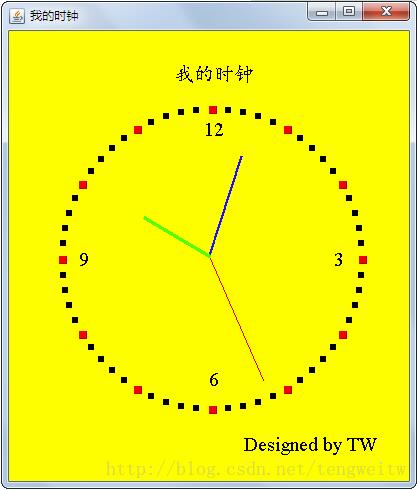 Matlab及Java实现小时钟效果