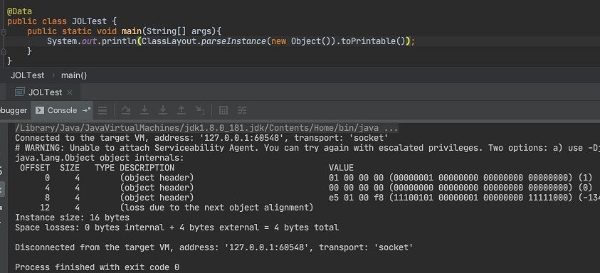 Java对象布局(JOL)实现过程解析