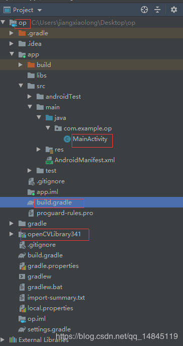 使用Android studio3.6的java api方式调用opencv