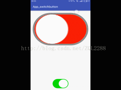 Android实现类似ios滑动按钮