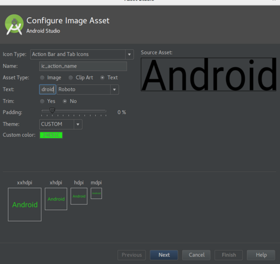 Android神兵利器之Image Asset Studio的实现
