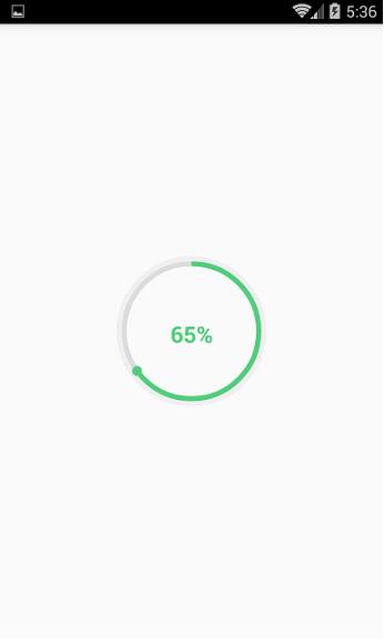 Android自定义带动画效果的圆形ProgressBar