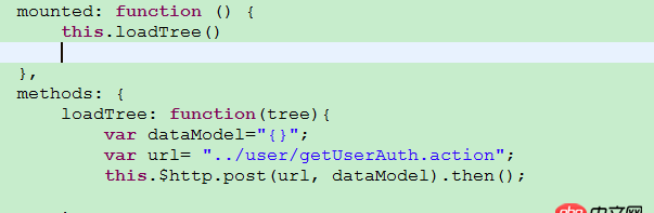 javascript - vue mounted 调用method方法后，method里的post报错。