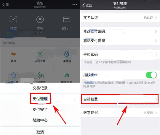 微信生活服务自动扣费在哪里设置 微信设置自动扣费教程