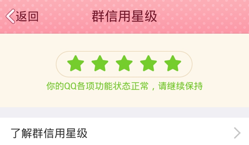 QQ群信用星级是什么 如何查看手机QQ群信用星级？